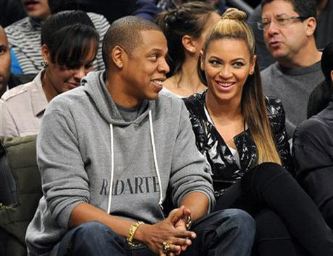 beyonce jay z nets game