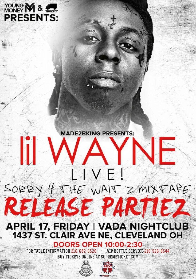 Lil Wayne Sorry 4 The Wait 2 Mixtape Release Partie2 Z 107.9 Lil Wayne Sorry 4 The Wait 2 Mixtape Release Partie2 Z 107.9