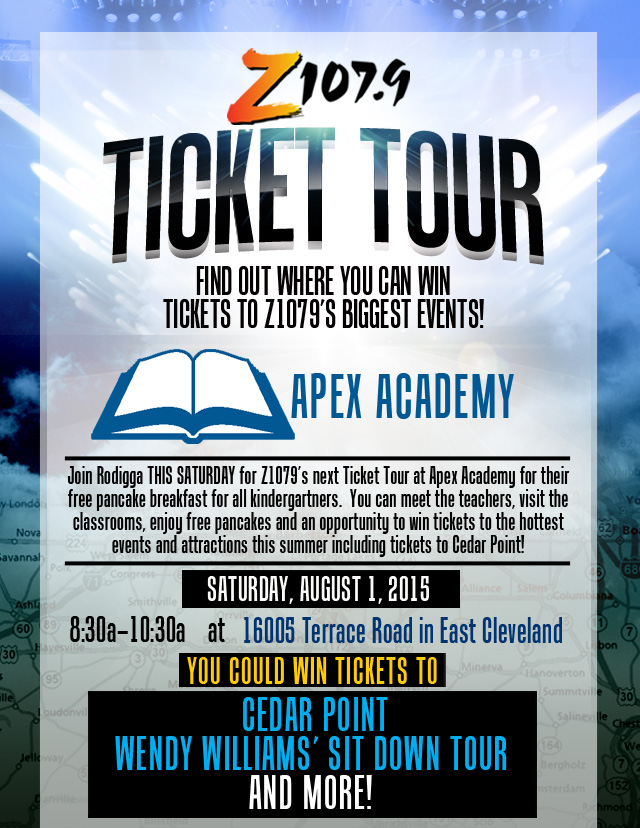 Ticket Tour Apex Academy Z 107.9