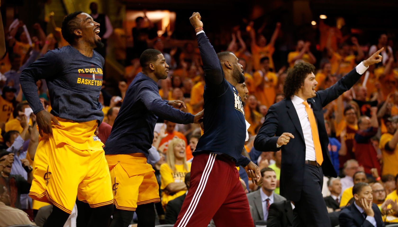 The Cavs, Lebron James, JR Smith