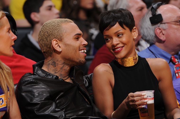 Rihanna and Chris Brown