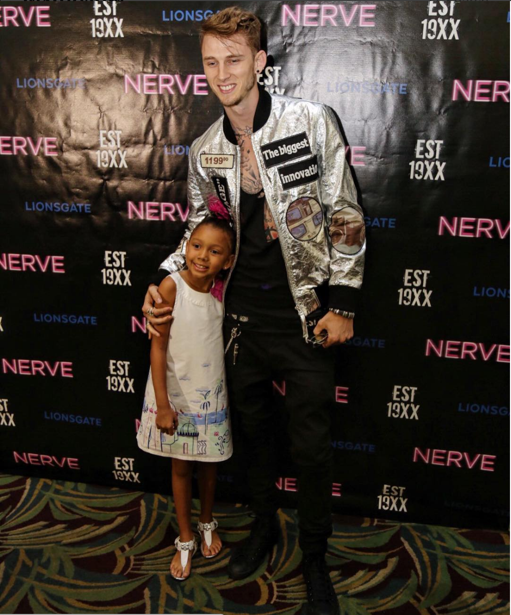 MGK and his daughter Casie