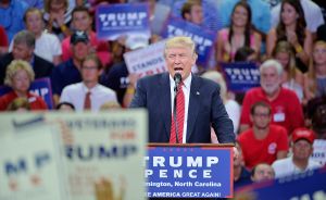 Donald Trump Holds Campaign Rally In Wilmington, NC