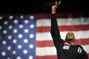Jay-Z Performs At Obama Campaign Event In Ohio