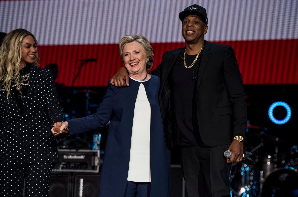 Democratic Nominee for President of the United States former Secretary of State Hillary Clinton