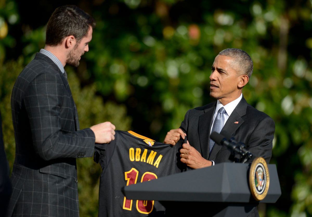 2016 NBA Champions Cleveland Cavaliers Visit The White House
