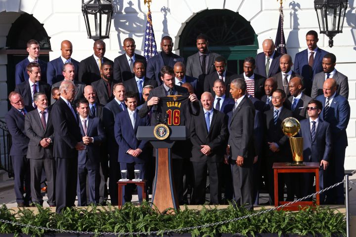 Cleveland Cavaliers White House Visit 2016