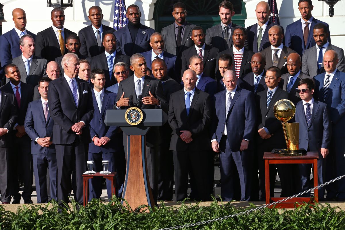 Cleveland Cavaliers White House Visit 2016