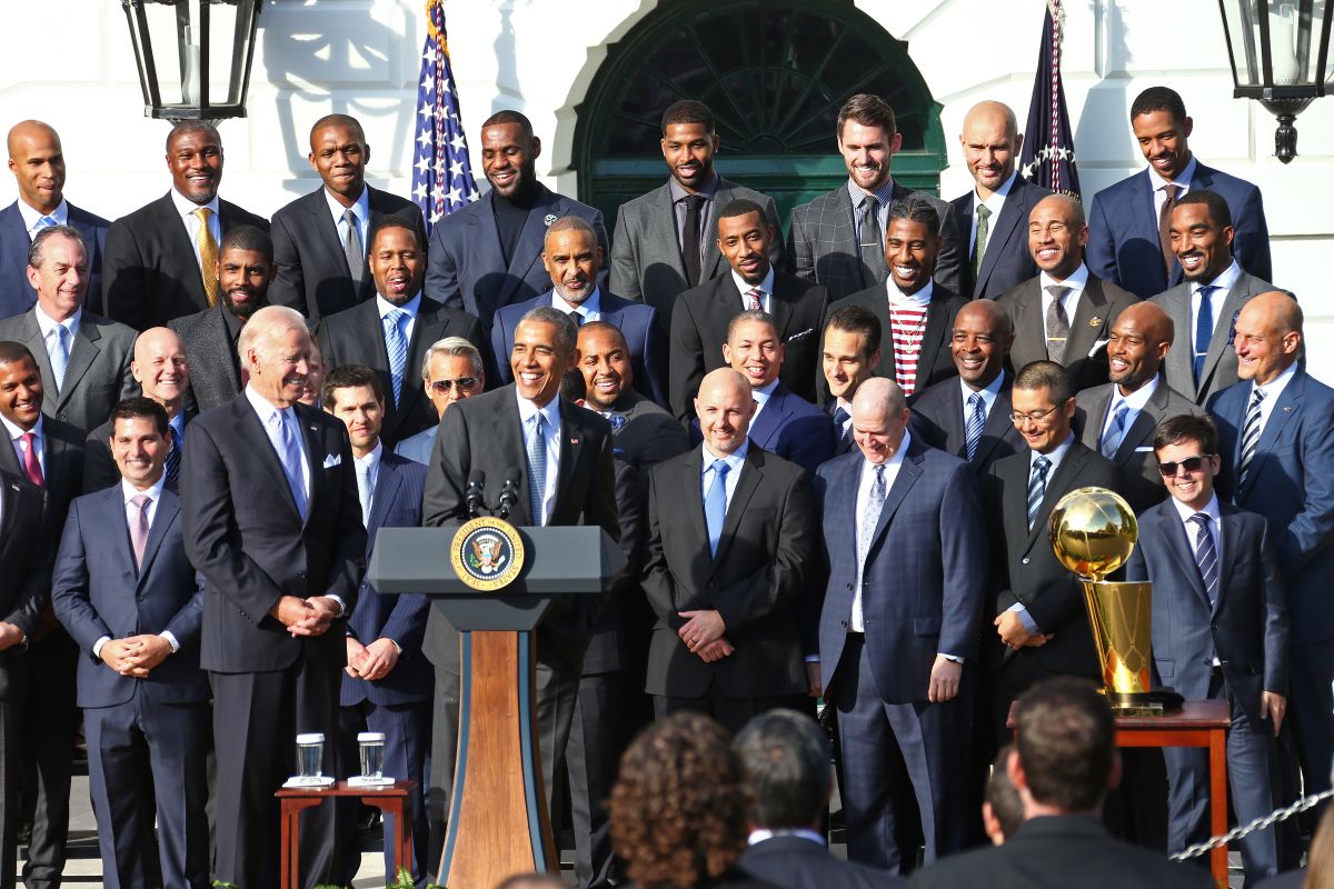 Cleveland Cavaliers White House Visit 2016