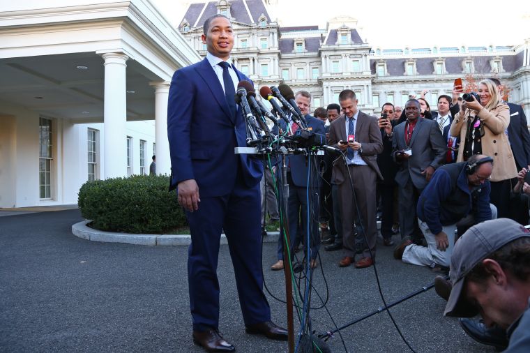 Cleveland Cavaliers Take Over The White House with POTUS & FLOTUS [Photos & Video]