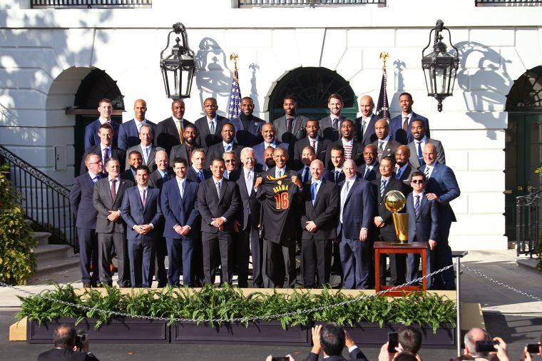 Cleveland Cavaliers Take Over The White House with POTUS & FLOTUS [Photos & Video]