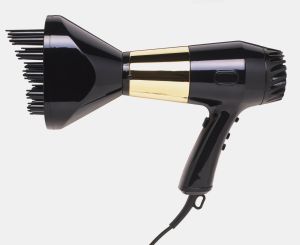 1995 hairdryer and diffuser, side view.