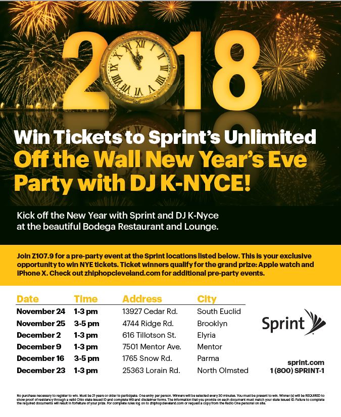 Sprint 2018 NYE