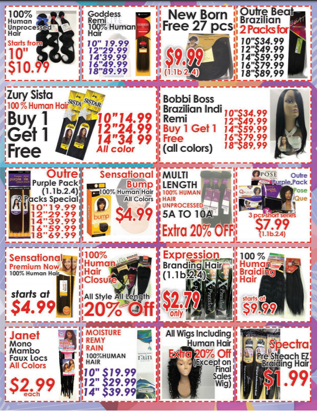 Longwood Beauty Sales Sheet