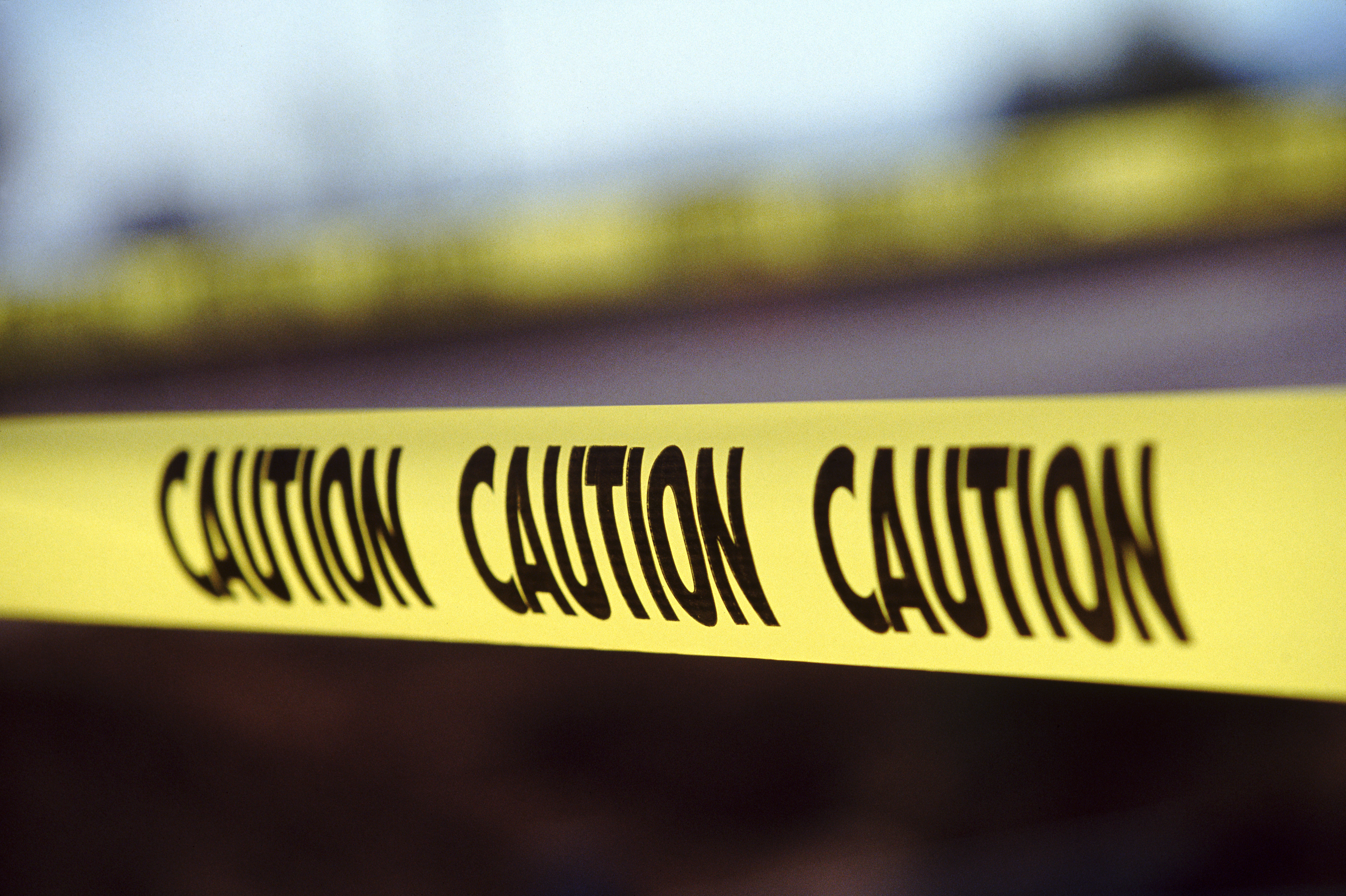 Restrictive caution sign