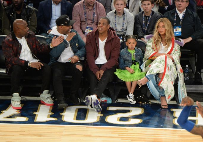 Celebrities Attend The 66th NBA All-Star Game