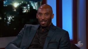 Kobe Bryant during an appearance on ABC's Jimmy Kimmel Live!'