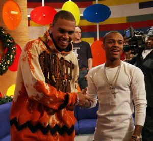 Chris Brown and Bow Wow Visit BET's 106 & Park - December 18, 2006