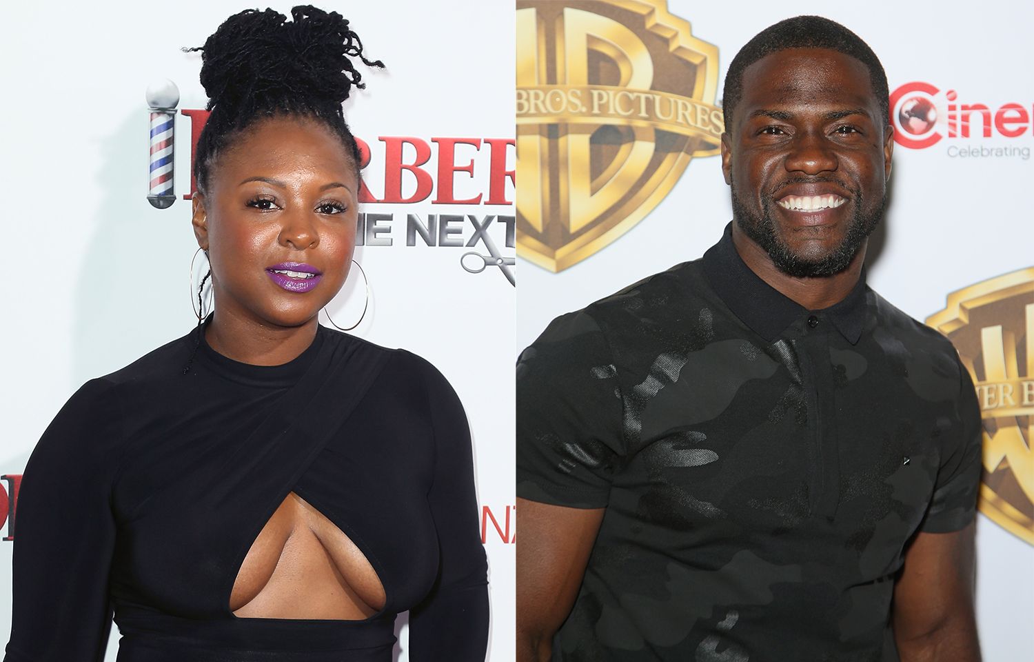 Torrei Hart and Kevin Hart