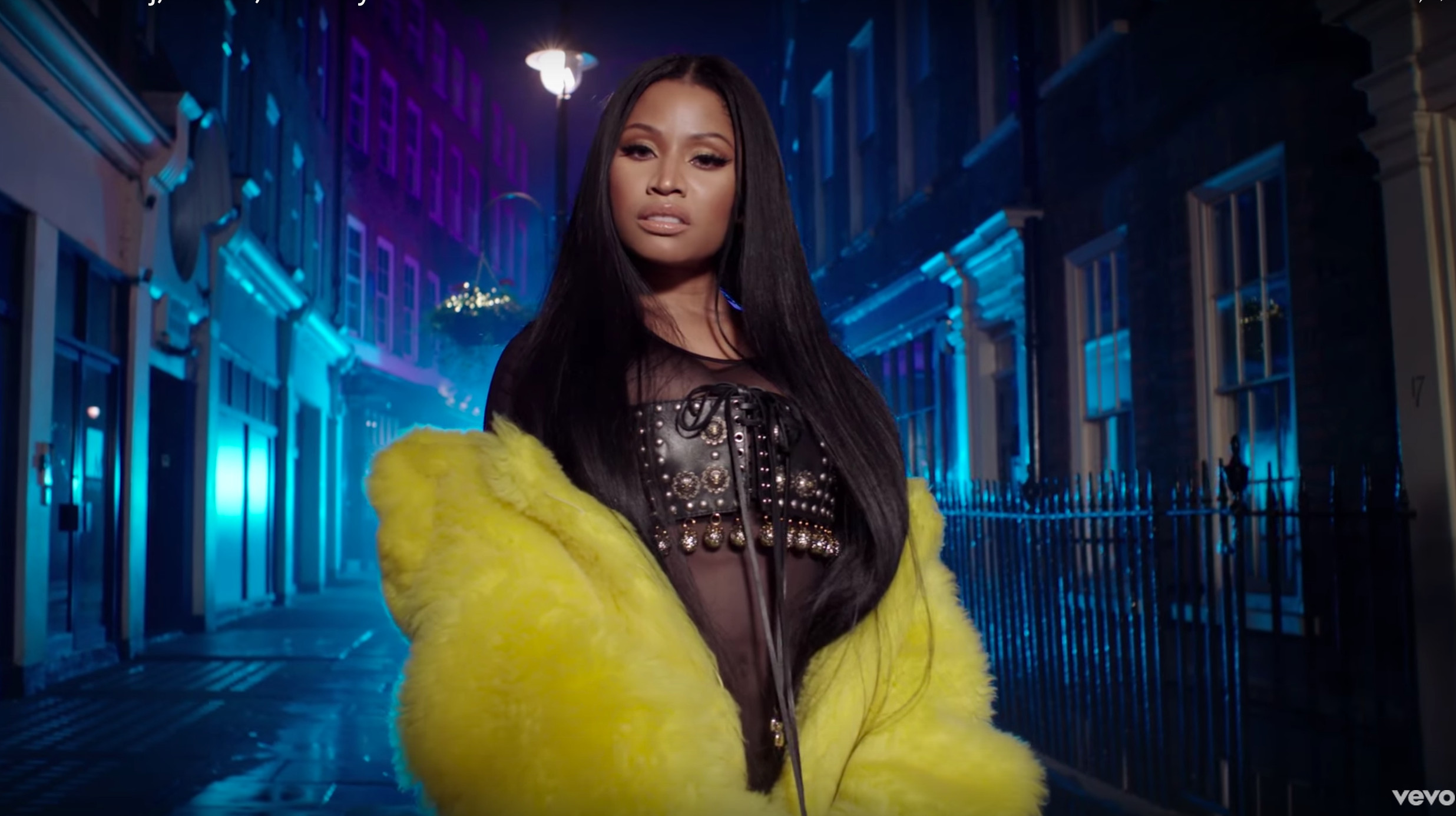The video for Nicki Minaj’s track No Frauds, featuring Drake and Lil Wayne