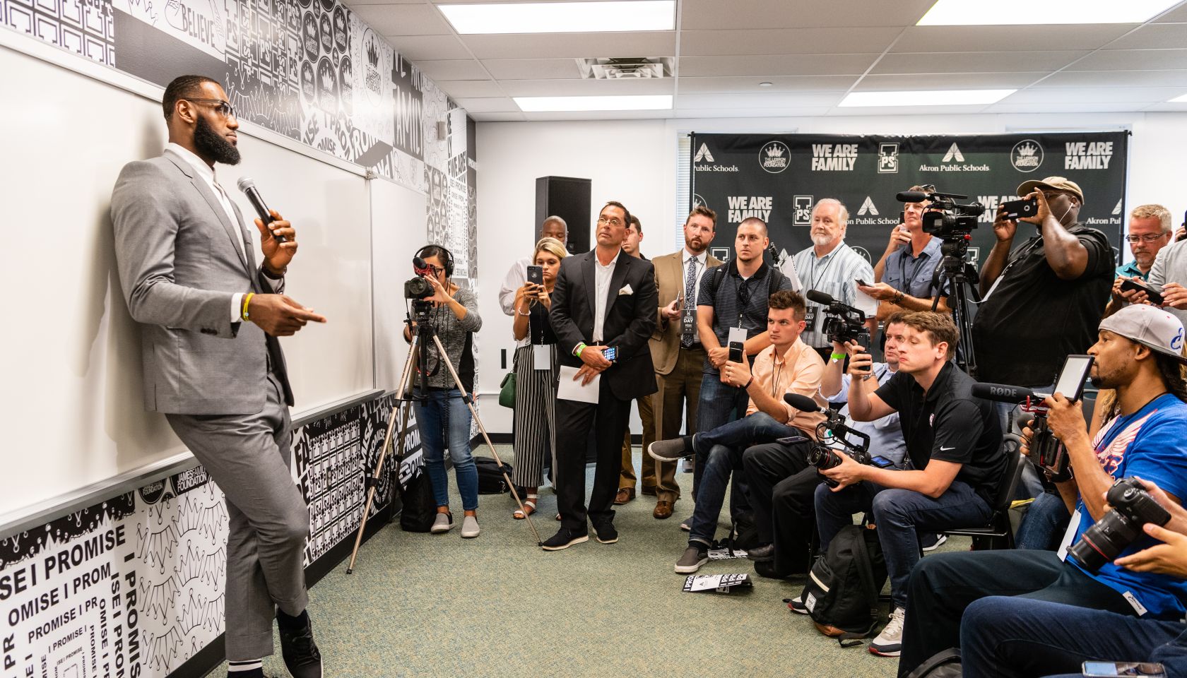 I Promise School Grand Opening Celebration With LeBron James