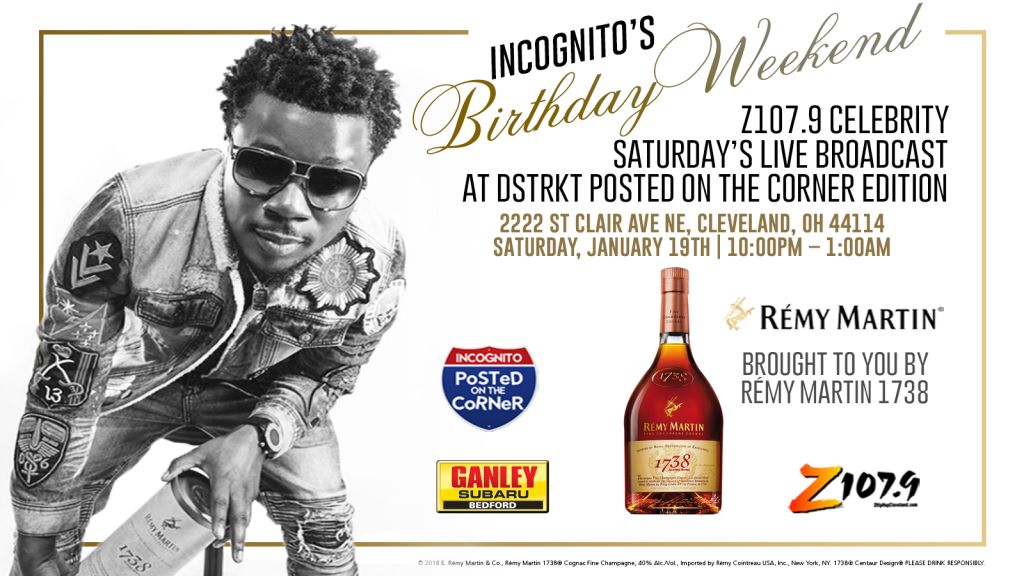 Incognitos Birthday Party Weekend Graphics