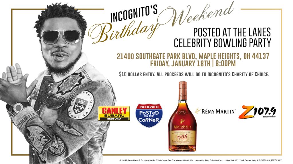 Incognitos Birthday Party Weekend Graphics