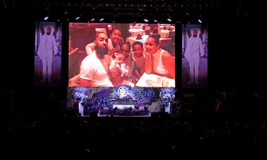Nipsey Hussle's Celebration Of Life - Inside