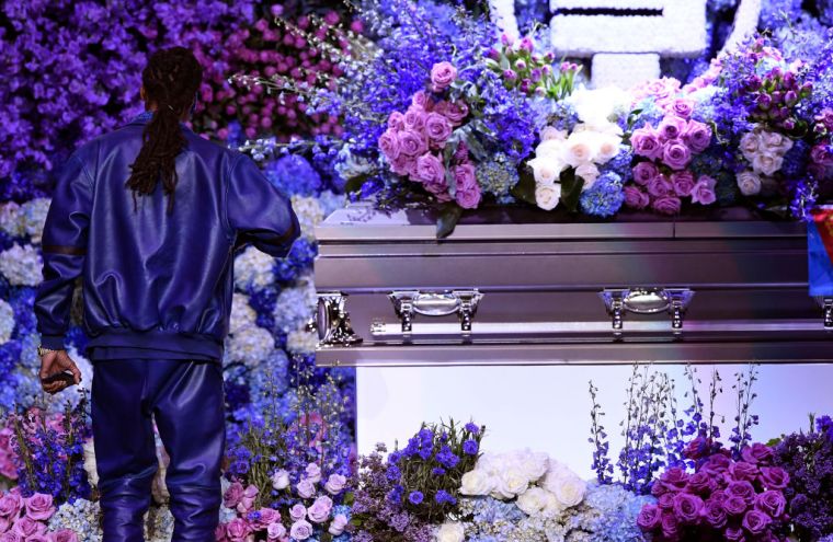 Snoop Dogg at Nipsey Hussle's Celebration Of Life