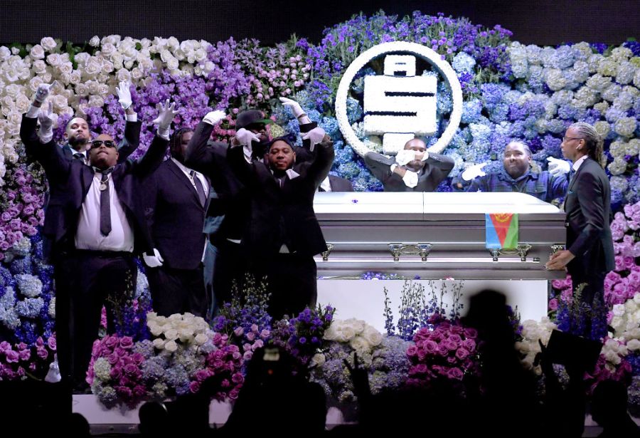 Nipsey Hussle's Celebration Of Life - Inside
