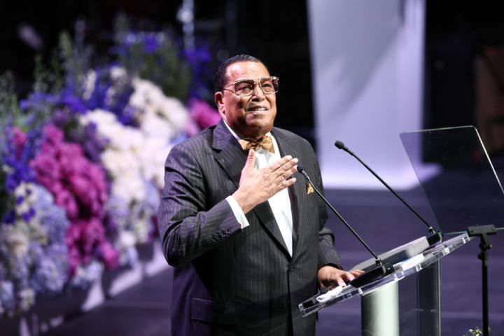 Honorable Minister Louis Farrakhan at Nipsey Hussle's Celebration Of Life