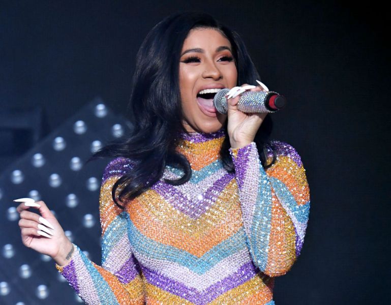 Cardi B Has One CRACK Of A Wardrobe Malfunction! [Gallery] Z 107.9