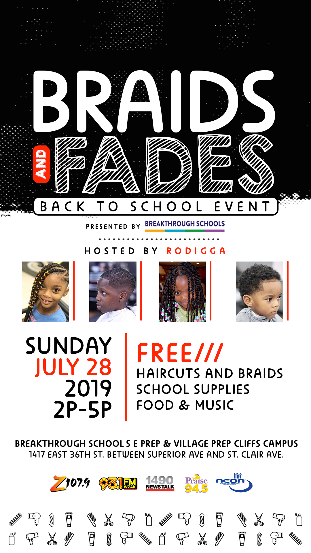Braids And Fades 2019 graphics