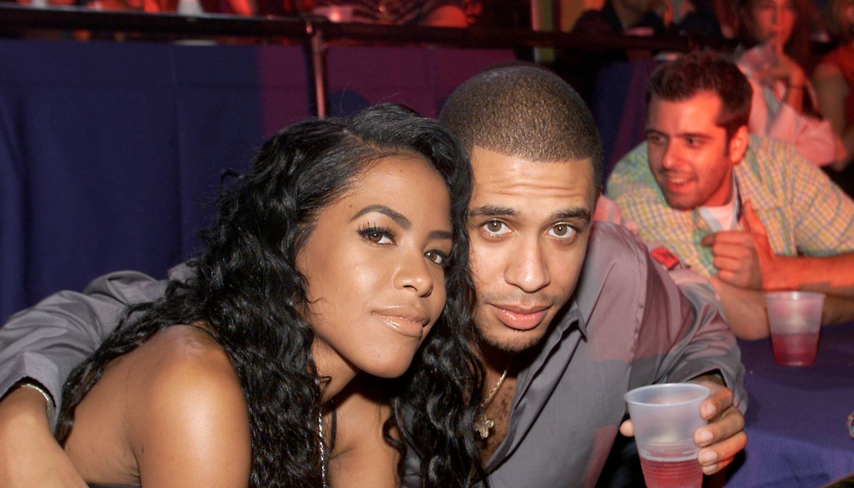 MTV20: Live and Almost Legal?backstage ? Aaliyah
