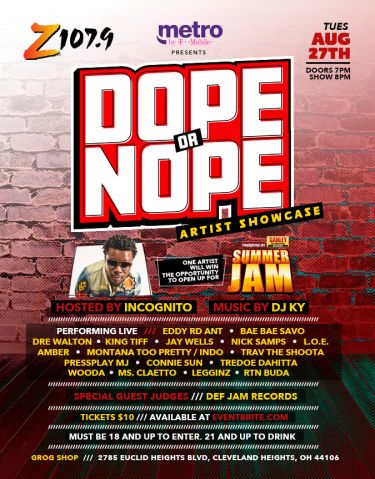 Dope or Nope Showcase - Summer Jam 2019