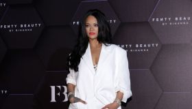 Rihanna Attends Photocall for “FENTY BEAUTY”