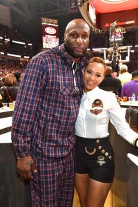 Celebrities Attend Los Angeles Lakers vs Atlanta Hawks