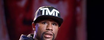 Floyd "Money" Mayweather And Andre Berto Host Los Angeles Press Conference Announcing Las Vegas Fight Date