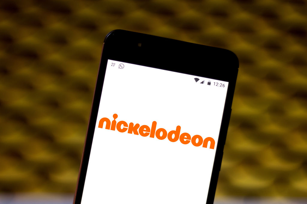 In this photo illustration the Nickelodeon logo is seen...