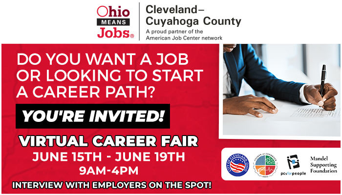 OH Means Jobs Cleveland Cuyahoga Virtual Career Fair