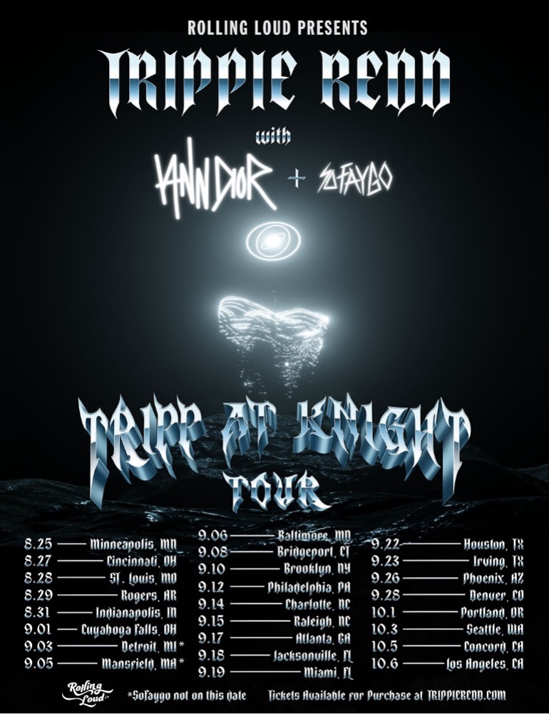 Trippie Redd Announces "Tripp At Knight" Tour Beginning Aug 25