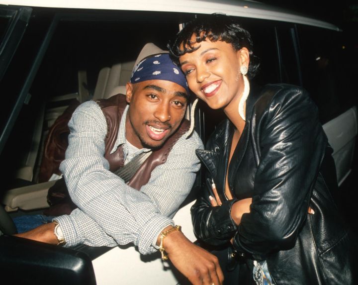 Tupac Shakur attends "Cowboy Noir - Red Rock West" Party in 1994