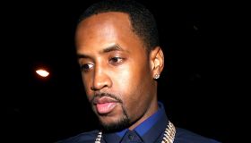 Safaree Samuels and Das Hershes arriving at BOA Steakhouse