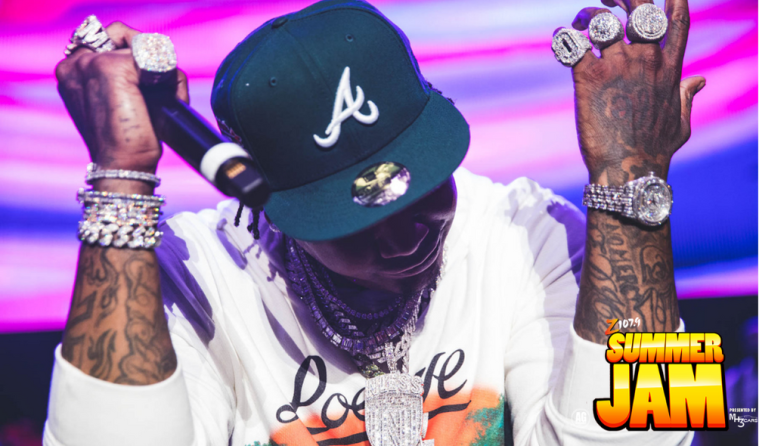 Moneybagg Yo at Z107.9 Summer Jam in Cleveland, Ohio