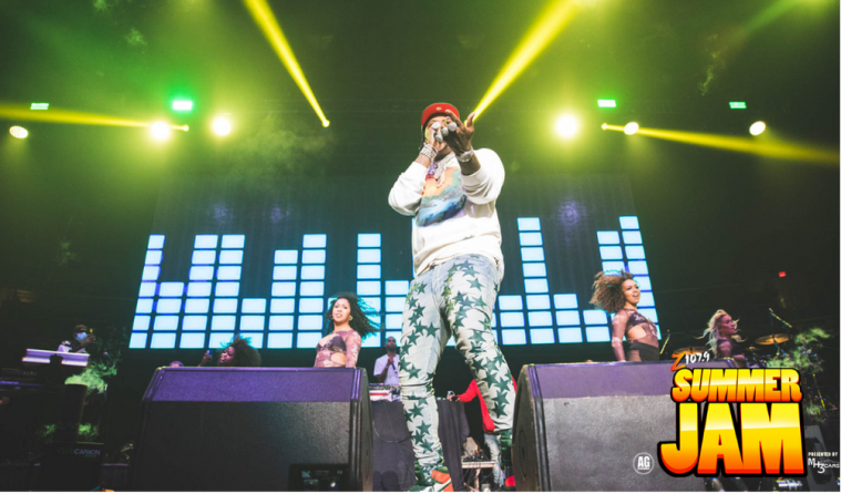 Moneybagg Yo at Z107.9 Summer Jam in Cleveland, Ohio