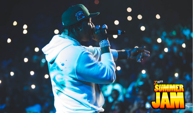 Moneybagg Yo at Z107.9 Summer Jam in Cleveland, Ohio