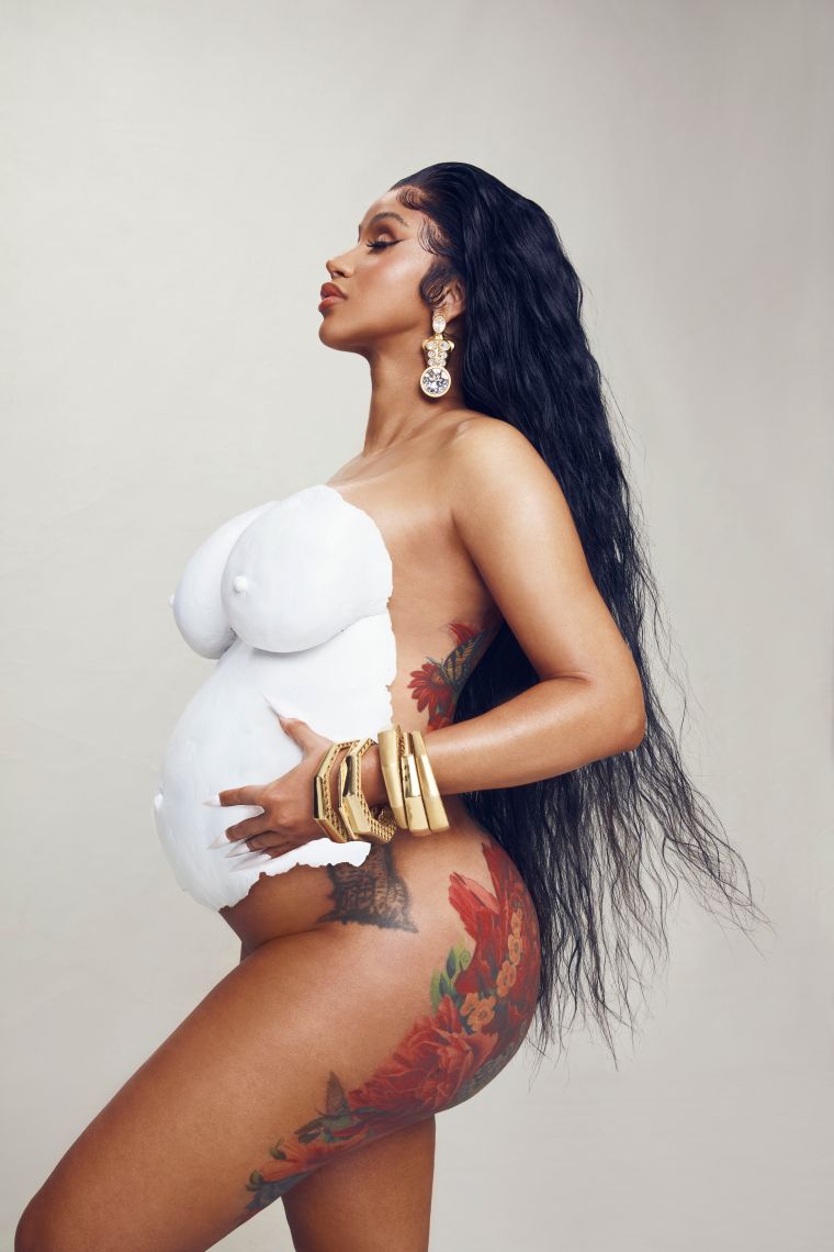 Cardi B Pregnancy Reveal