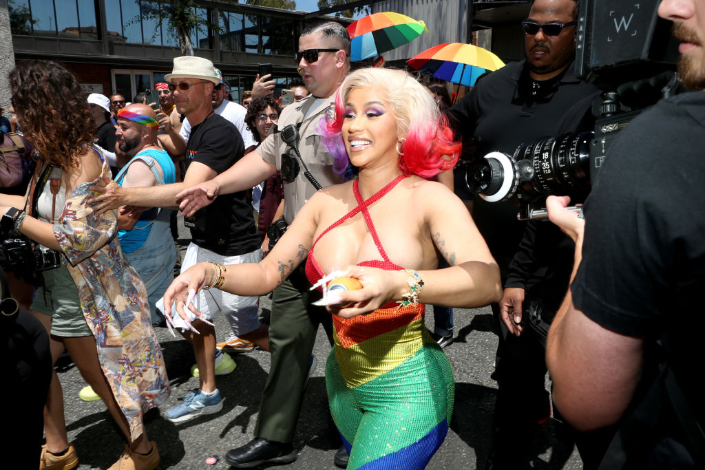 Cardi B and Whipshots Celebrate at WeHo Pride 2022