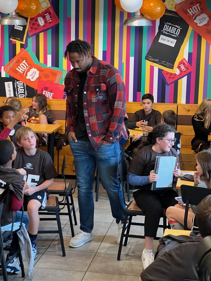 Myles Garrett Answering Tough Questions From Young Fans
