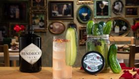 Hendrick’s Gin and Katz’s Delicatessen Gin-Inspired Pickled Cucumbers Cocktails